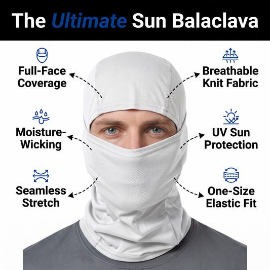 Balaclava Face Mask - Breathable Summer Sun Protection - Full Face Cover