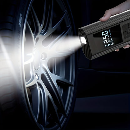 Portable Air Compressor - 150 PSI Cordless Tire Inflator - Digital Gauge