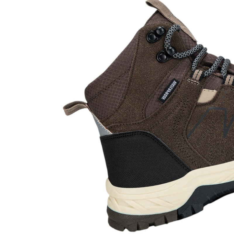 Waterproof Hiking Boots - Ankle-High Support - Non-Slip Grip