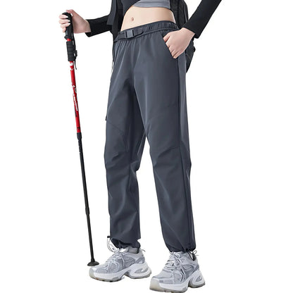 Women's Hiking Pants - Water-Repellent & Windproof - Adjustable Waist