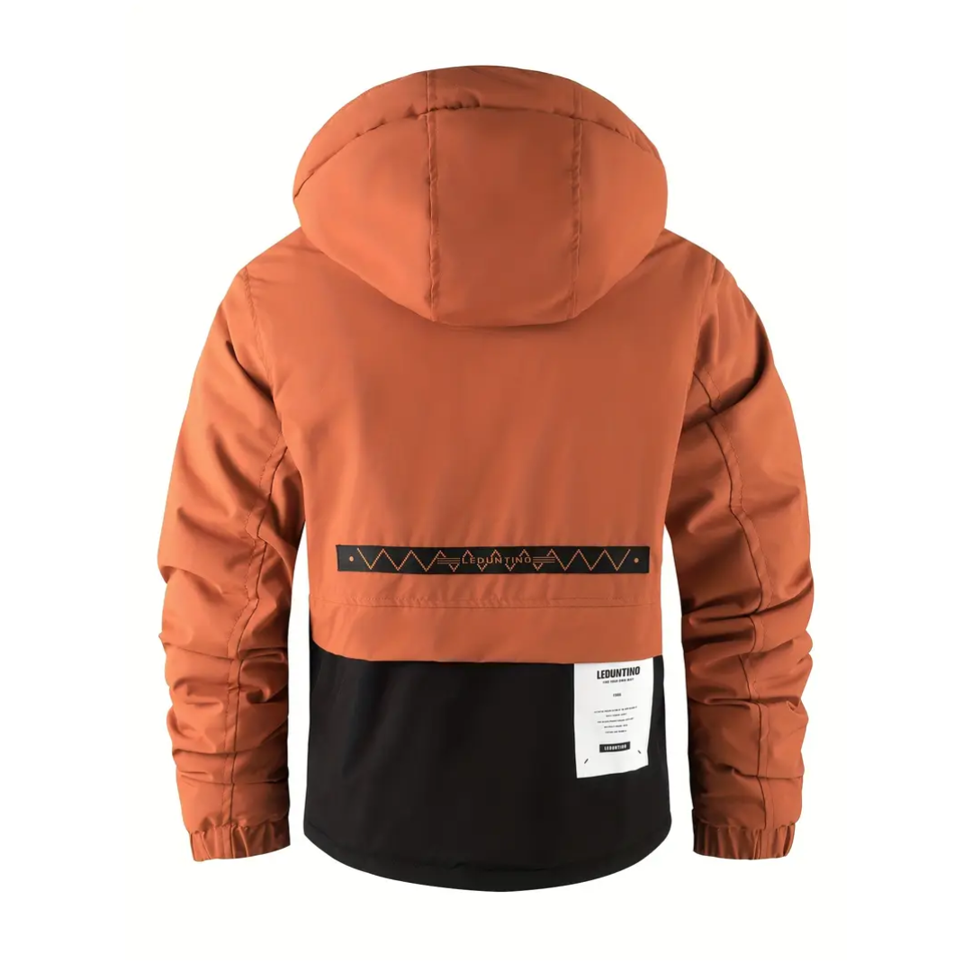 Steppjacke Herren mit Kapuze - Abnehmbar - Gefüttert