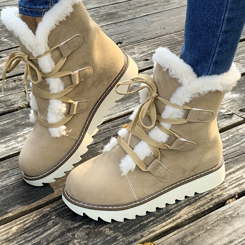platform winter boots women