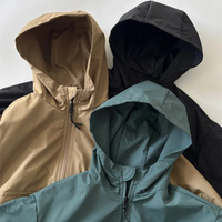 Kids Rain Jacket - Waterproof & Lined - Hooded Boys' Jacket