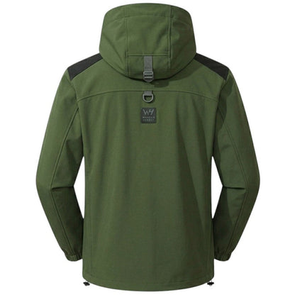 Men's Rain Jacket - 8,000mm Waterproof & Packable - Adjustable Hood