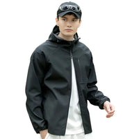 Softshell Jacket - Windproof & Water-Resistant - Hooded Design