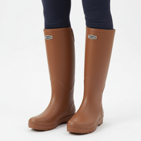 Women's Rain Boots - Knee-High & Waterproof - Non-Slip Sole