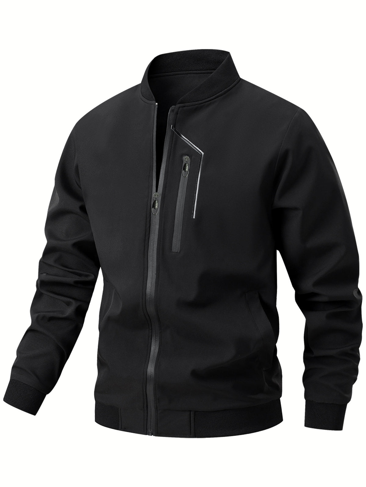 Bomber Jacket - Men's Outdoor Spring & Fall Jacket - Multiple Pockets