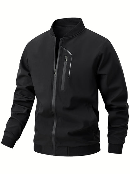 Bomber Jacket - Men's Outdoor Spring & Fall Jacket - Multiple Pockets