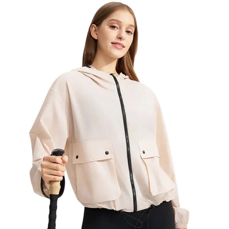 Women's UV Protection Jacket - Ultra-Lightweight & Packable - Water-Resistant
