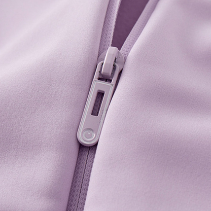 Women's Windbreaker Jacket - Fleece-Lined Softshell - Wind & Water-Resistant