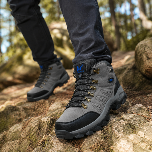 Men's Hiking Boots - Orthopedic Support - Water-Resistant & Non-Slip