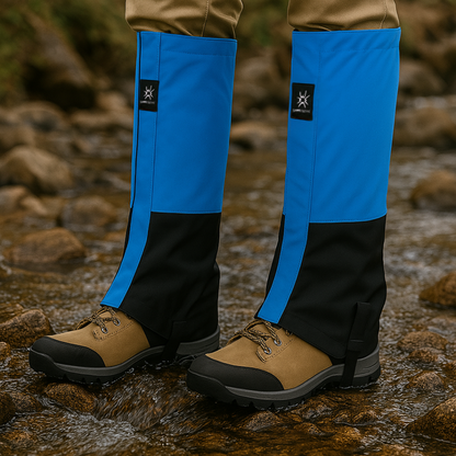 Snow Gaiters - Waterproof & Tall 16-Inch Shaft - Adjustable Fit