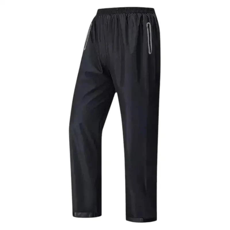 Men's Rain Pants - Waterproof & Breathable - Zippered Pockets