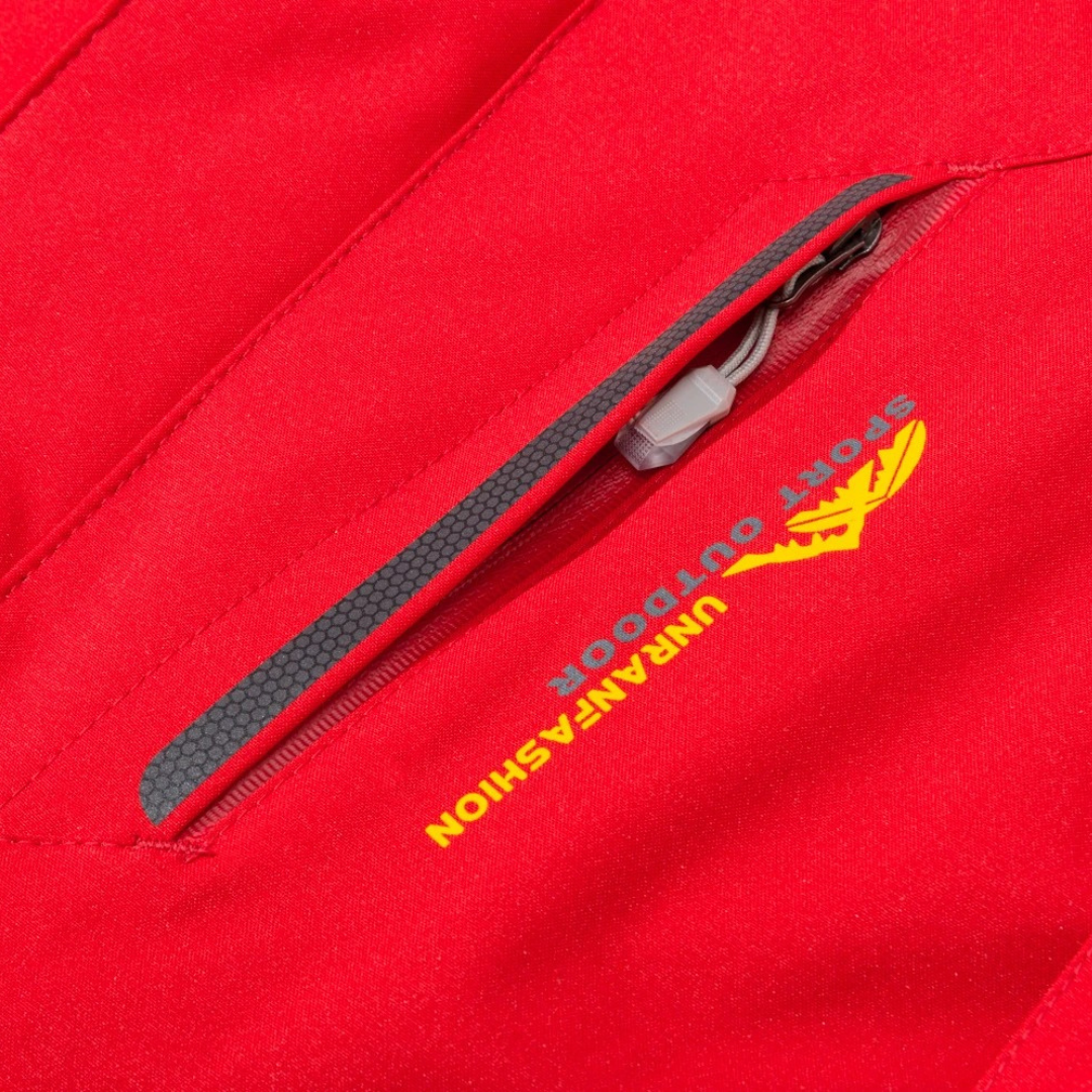 Men's Waterproof Rain Jacket - Windproof Shell - Removable Hood