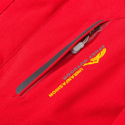 Men's Waterproof Rain Jacket - Windproof Shell - Removable Hood