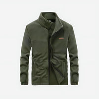 Men's Fleece Jacket - Stand Collar - Full Zip