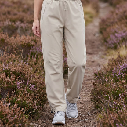 Wanderhose Damen - Wasserabweisend - Mit Gürtel und Saumkordel