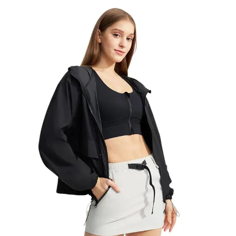 Women's UV Protection Jacket - Ultra-Lightweight & Packable - Water-Resistant