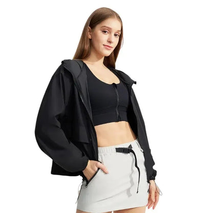 Women's UV Protection Jacket - Ultra-Lightweight & Packable - Water-Resistant