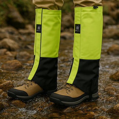 Snow Gaiters - Waterproof & Tall 16-Inch Shaft - Adjustable Fit