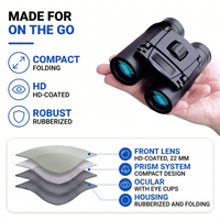 Compact Binoculars 40x22 - HD Optics - Foldable