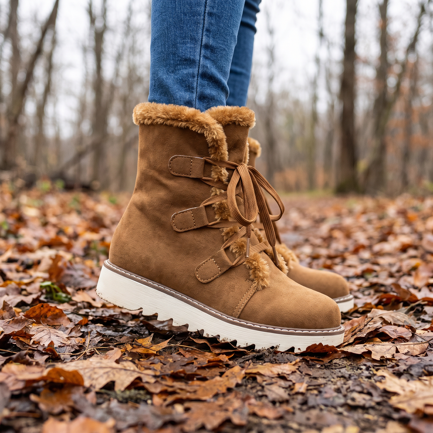 platform winter boots women