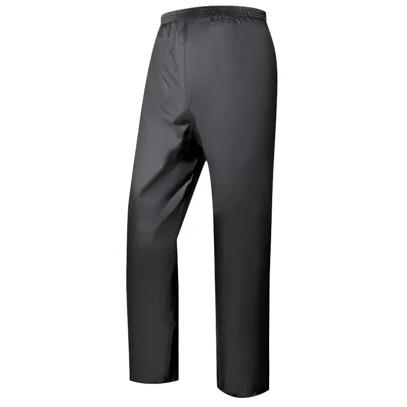 Men's Rain Pants - Waterproof & Mesh Lined - Easy Pull-On