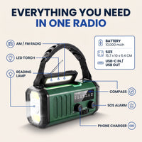 Professional Emergency Radio – Solar & Hand Crank – #1 for Emergencies