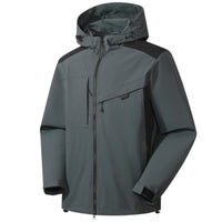 Men's Rain Jacket - 8,000mm Waterproof & Packable - Adjustable Hood