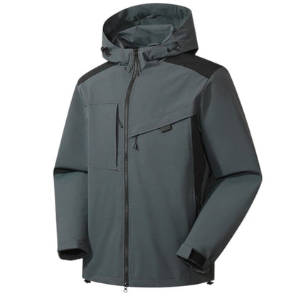Men's Rain Jacket - 8,000mm Waterproof & Packable - Adjustable Hood