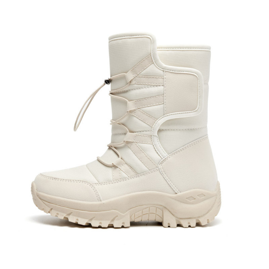 Winterstiefel Damen Wasserdicht mit Warmfutter Plateausohle