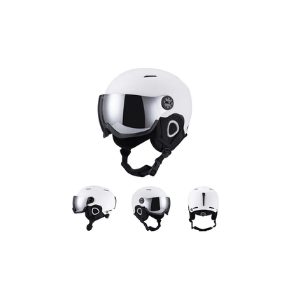 Ski Helmet with Visor - Anti-Fog Shield & ABS Shell - Adjustable Fit