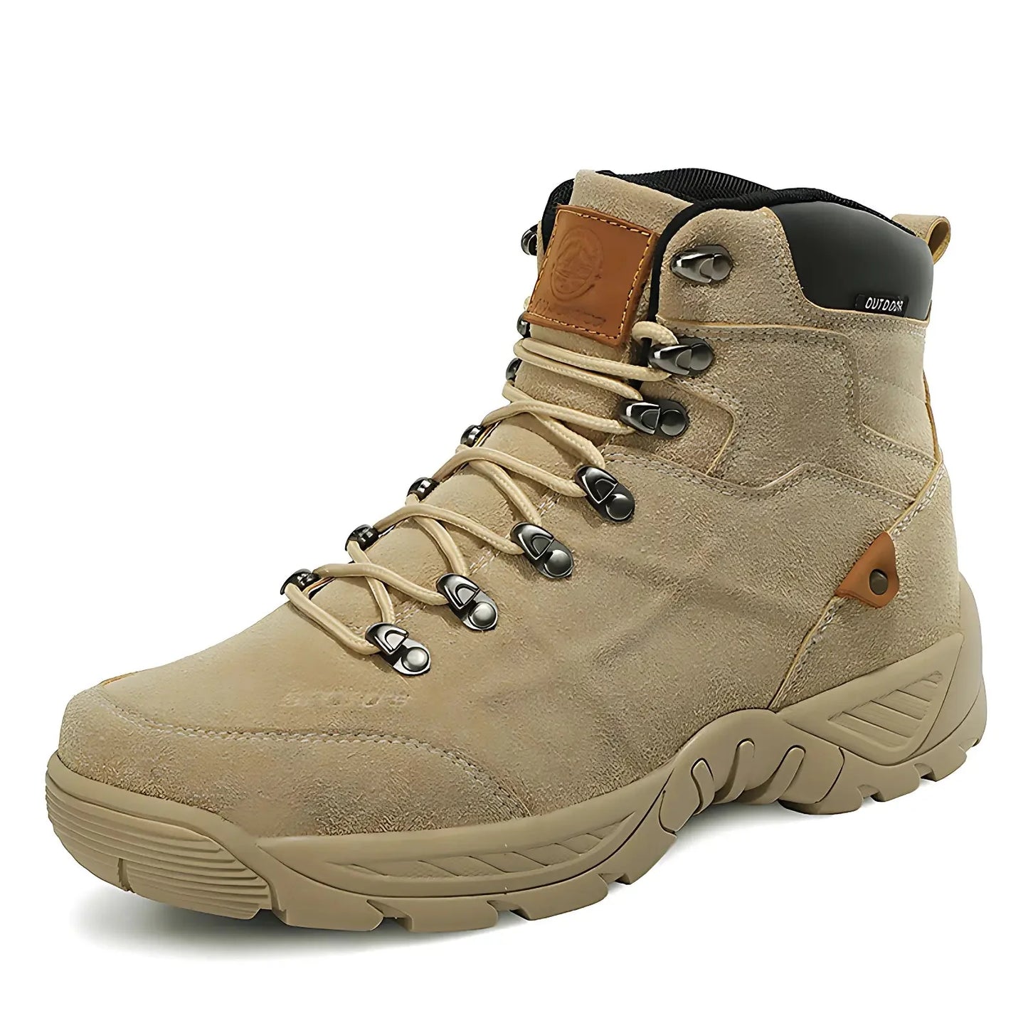 Men's Hiking Boots - Water-Resistant & Ankle Support - Non-Slip Tread
