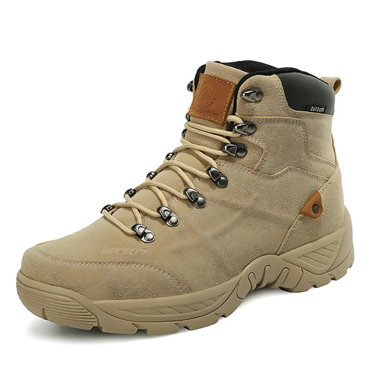 Men's Hiking Boots - Water-Resistant & Ankle Support - Non-Slip Tread