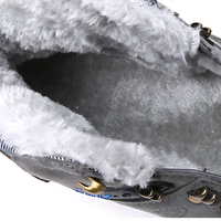 Men's Winter Boots - Ankle-High - Lined