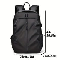 Laptop Backpack for School - USB Port - Water-Resistant