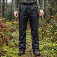 Rain Pants - Waterproof Pull-On Design - Packable & Reflective