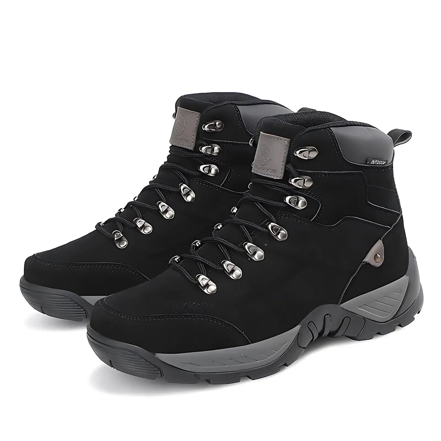 Men's Hiking Boots - Water-Resistant & Ankle Support - Non-Slip Tread