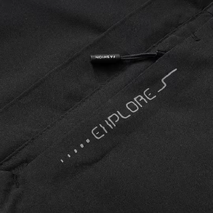 Men's Rain Jacket - Waterproof with Sealed Seams - Adjustable Hood