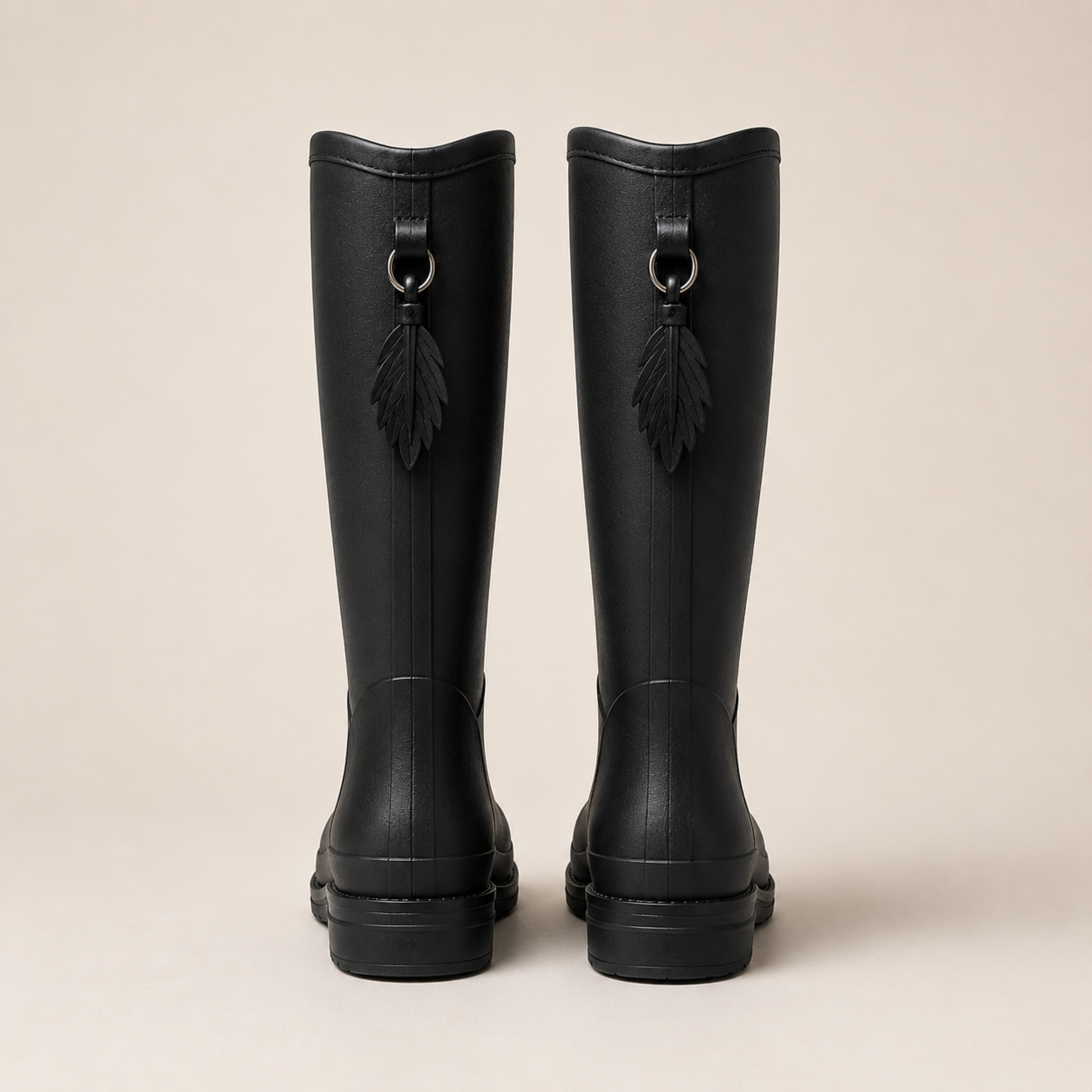 Regenstiefel Damen Halbhoch Wasserdicht Slip On aus PVC
