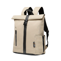 Waterproof School Backpack - Roll-Top Closure - 20-26 L