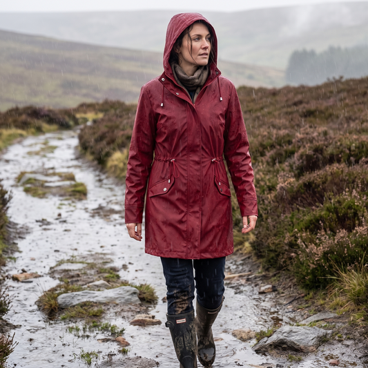 Übergangsjacke Damen Lang - Lifestyle im Regen