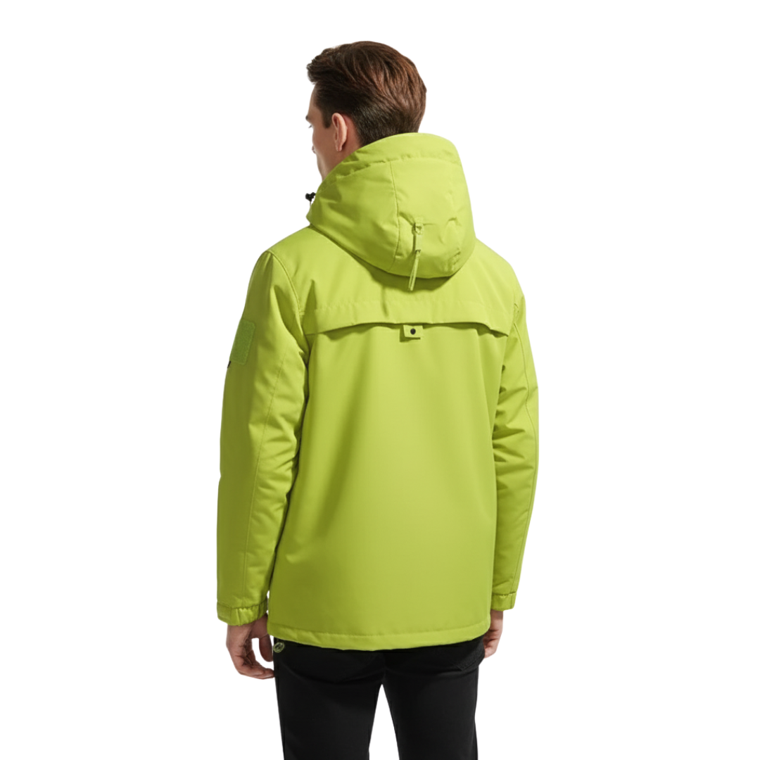 Waterproof Rain Jacket - Unisex Windbreaker with Hood