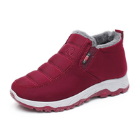 Women's Winter Boots - Waterproof & Slip-On - Warm Fur Lined