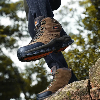 Men's Hiking Boots - Orthopedic Support - Water-Resistant & Non-Slip
