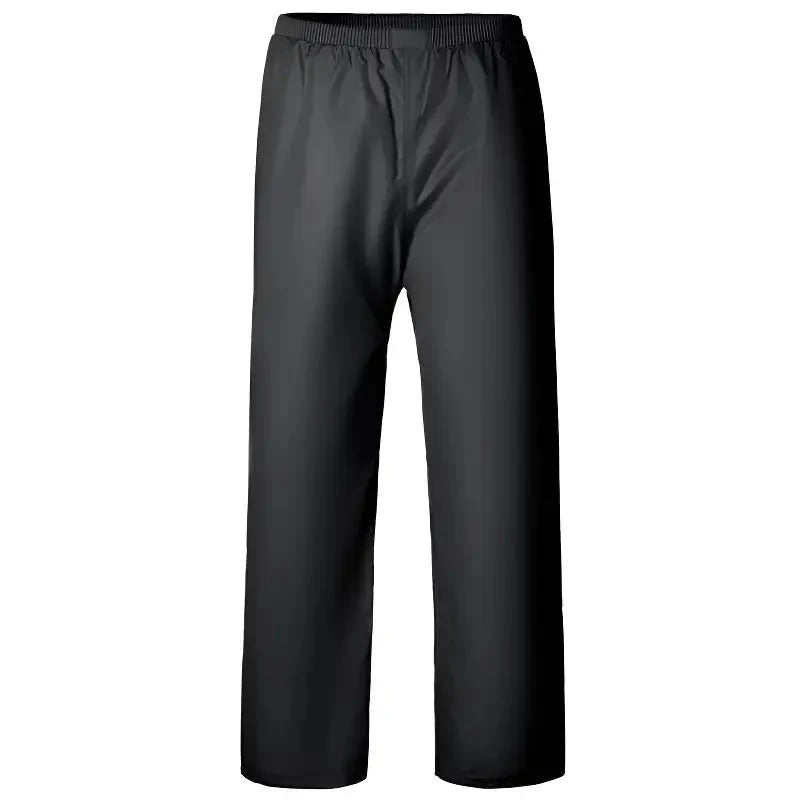 Men's Rain Pants - Waterproof & Mesh Lined - Easy Pull-On