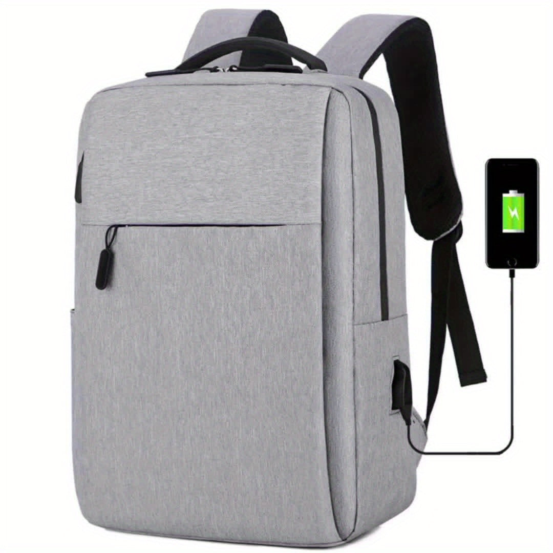 Laptop Backpack - USB Charging Port - Travel and School