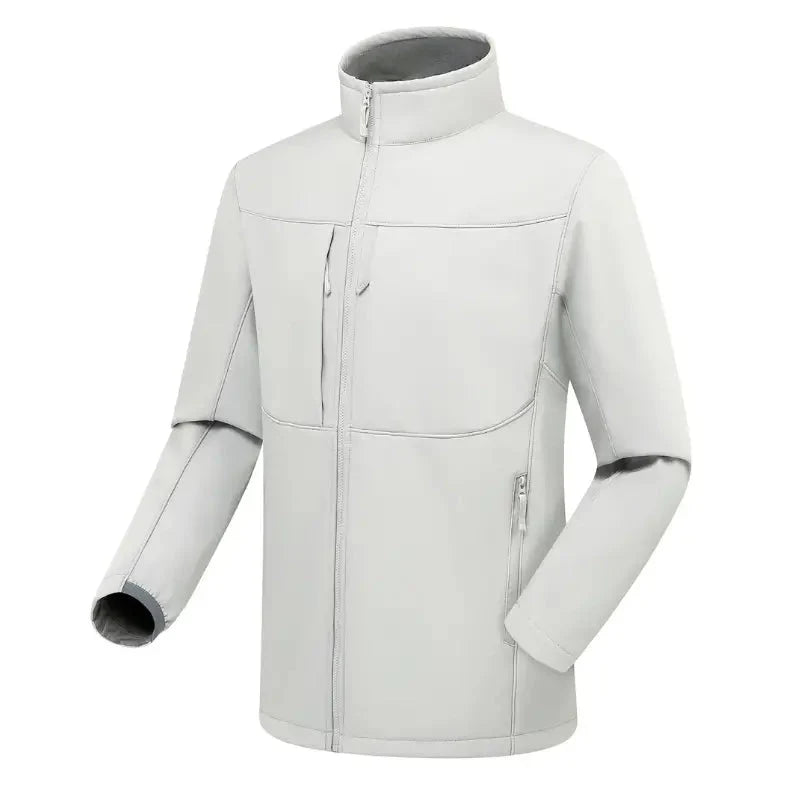 Softshelljacke Herren mit Fleecefutter wasserabweisend