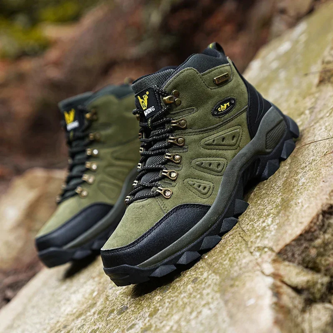 Men's Hiking Boots - Orthopedic Support - Water-Resistant & Non-Slip