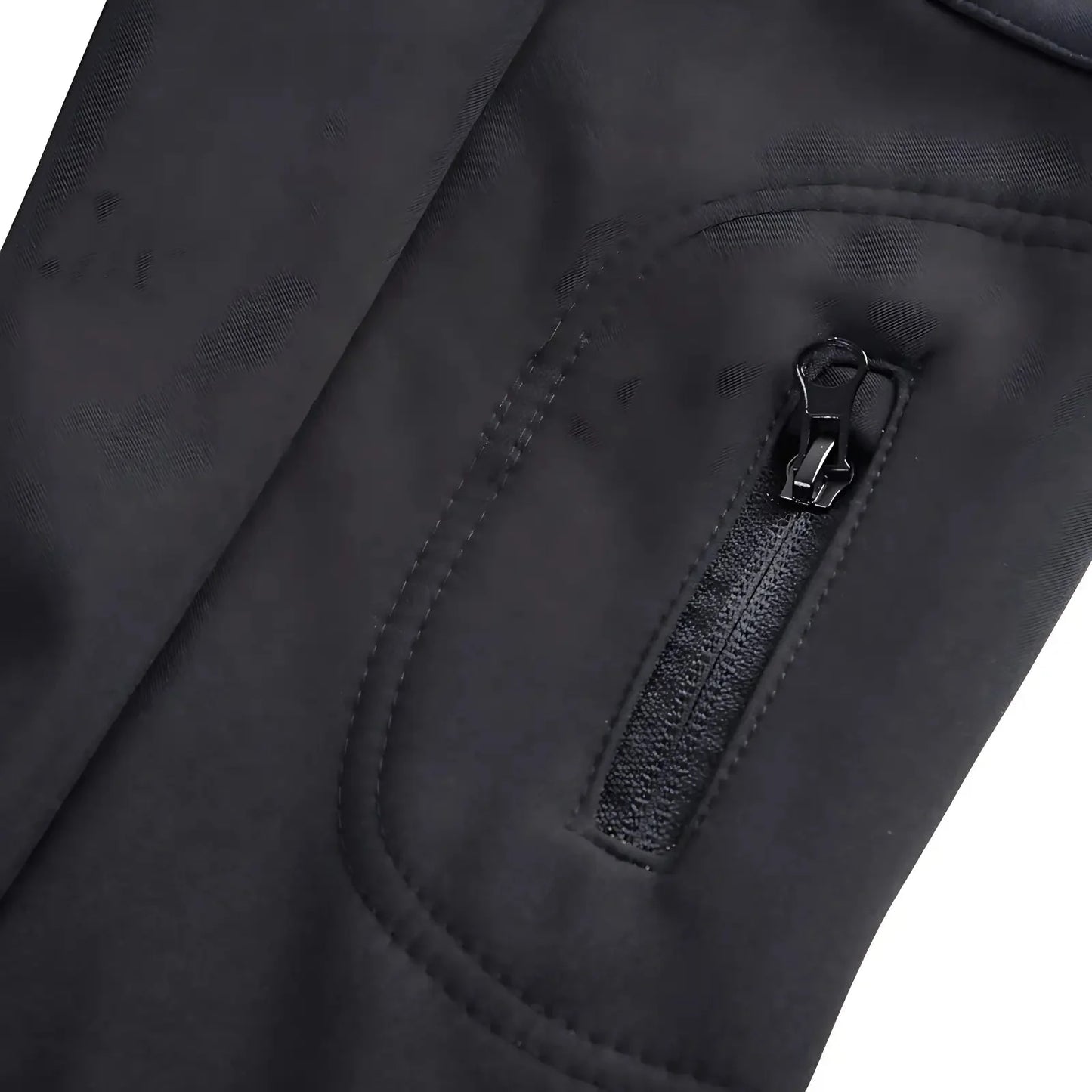 Men's Softshell Jacket - Fleece-Lined & Windproof - Tactical Multi-Pocket Design